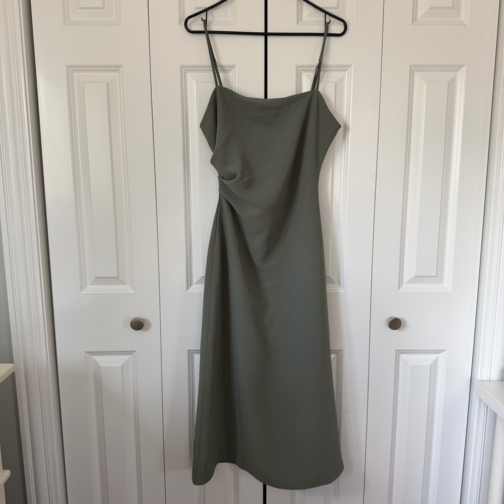 Aritzia Ninnette Dress in Sage Green - Picture 9 of 13